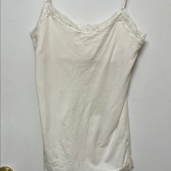 Aeropostale White Lace Trim Camisole - Picture 2 of 7